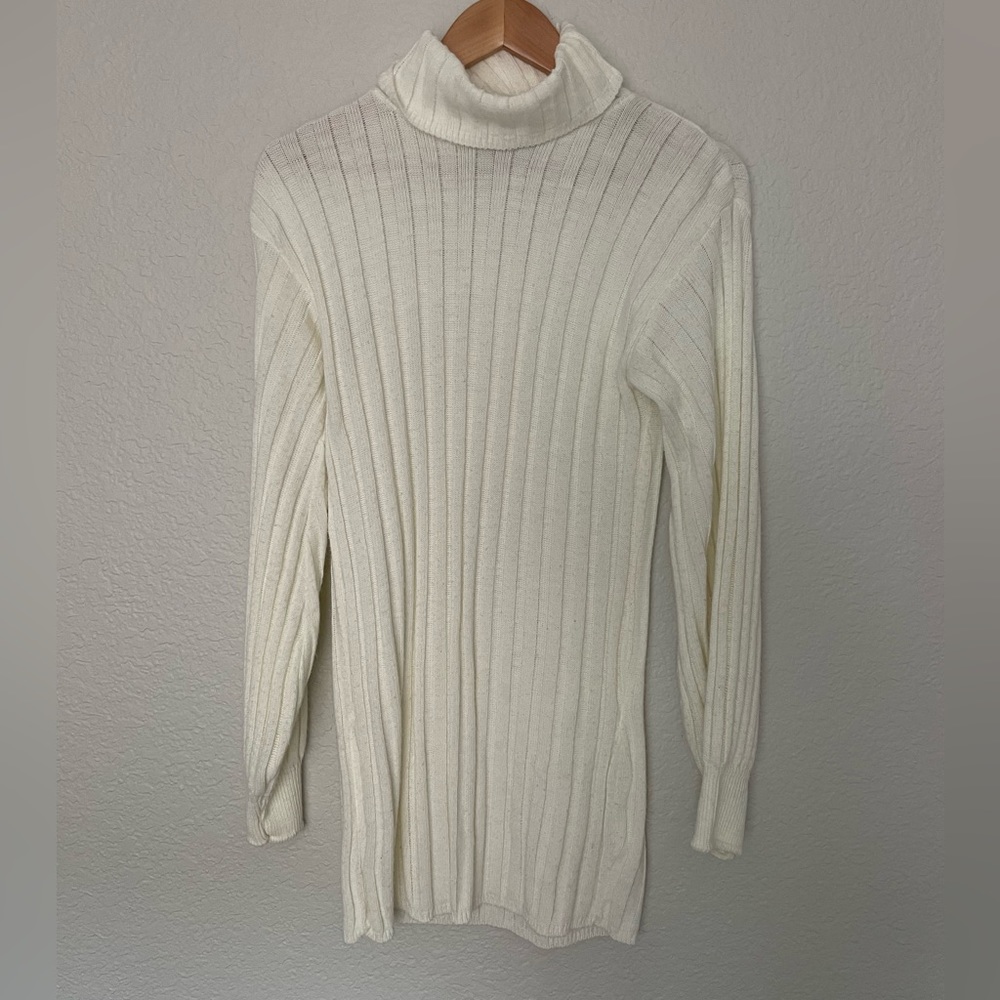 Turtleneck sweater dress